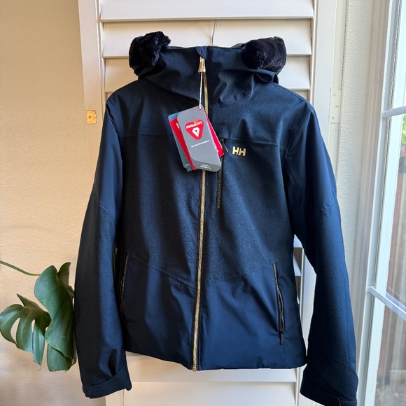 Helly Hansen Valdisere 2.0 Women’s Ski Jacket – Navy, Size L – New with Tags!! - Picture 1 of 12